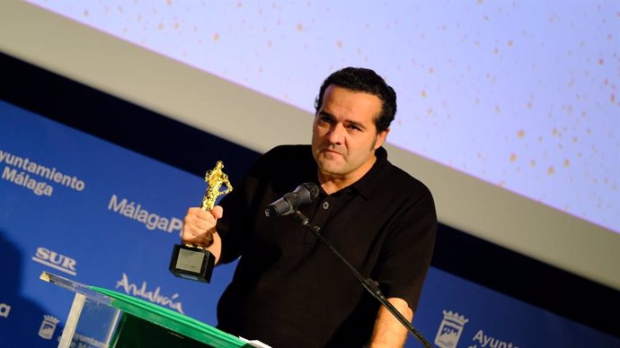 Alfonso Sánchez, 'Premio Talento Andaluz' de Canal Sur entregado en el marco del Festival de Málaga