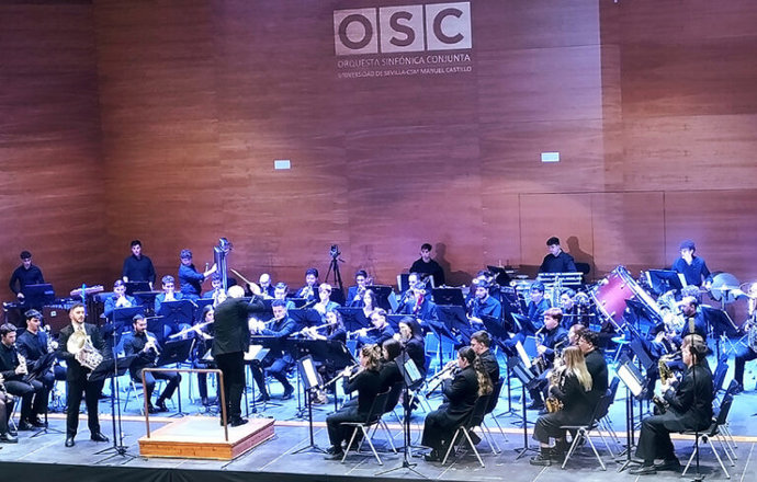 Concierto de la Orquesta Sinfónica Conjunta, en foto de recurso.
