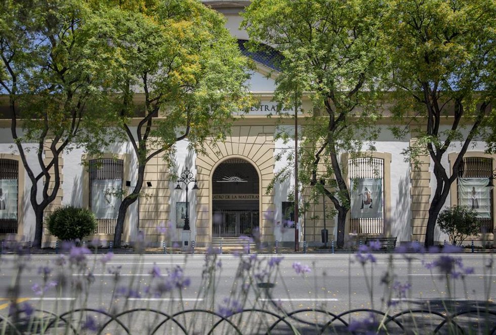 Archivo - Fachada principal del Teatro de la Maestranza. 