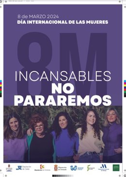 Cartel de la campaña 'Incansables. No pararemos'.