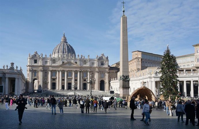 Archivo - Plaza de San Pedro en el Vaticano