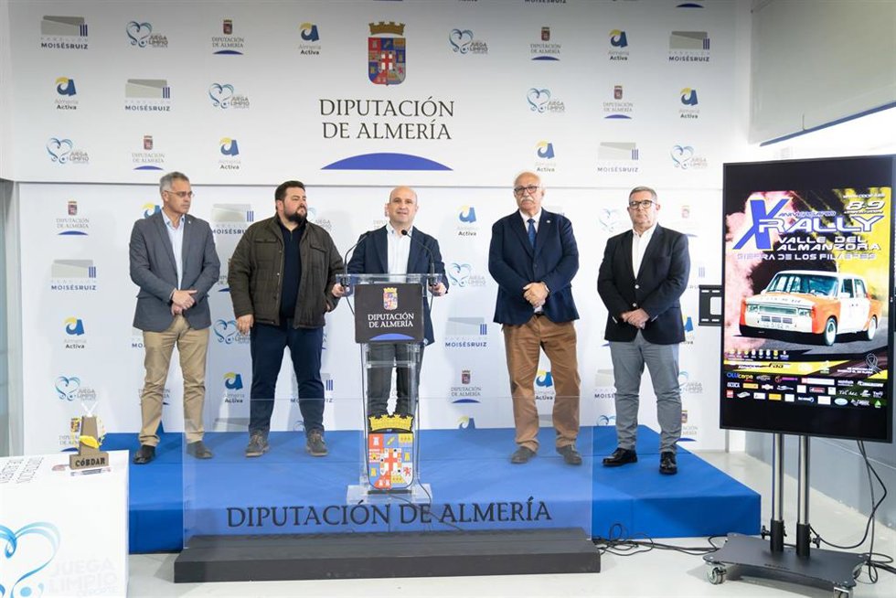 Presentación del Rally Valle del Almanzora Sierra de Los Filabres de Almería.