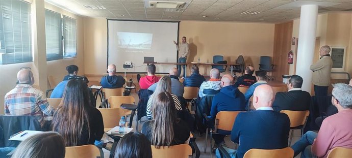 Agentes de la Guardia Civil en el transcurso de un curso sobre terrorismo yihadista.