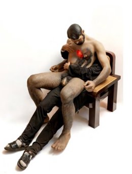 Archivo - La escultura 'Manuel', de Rodrigo