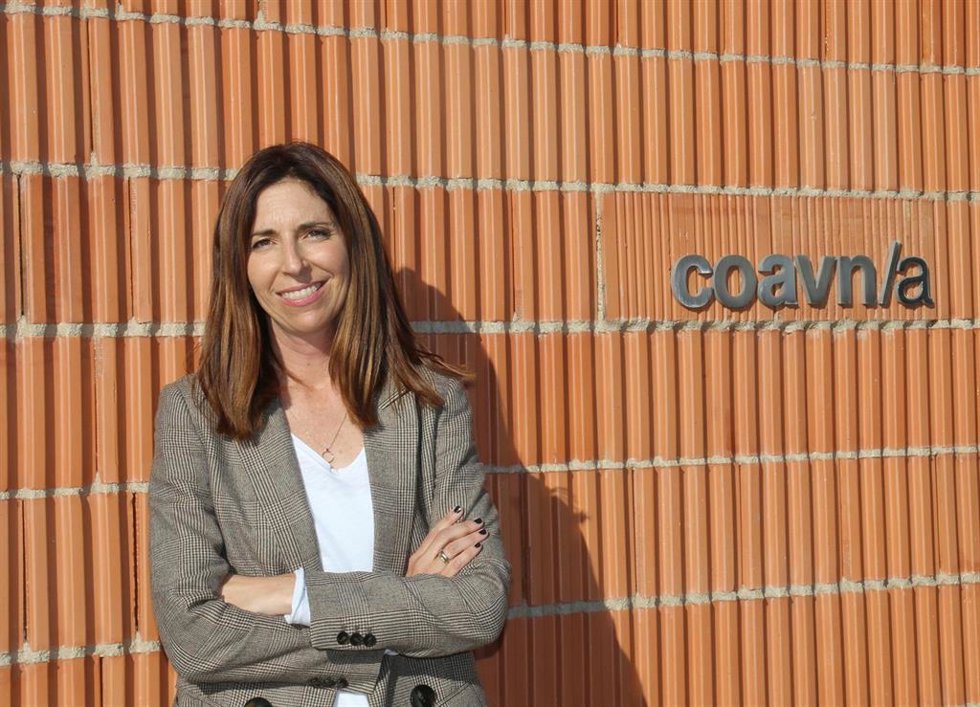Archivo - La arquitecta y presidenta de la delegación en Álava del Colegio Oficial de Arquitectos Vasco Navarro (COAVN),  Jimena Ruiz de Landa, participa de la tertulia
