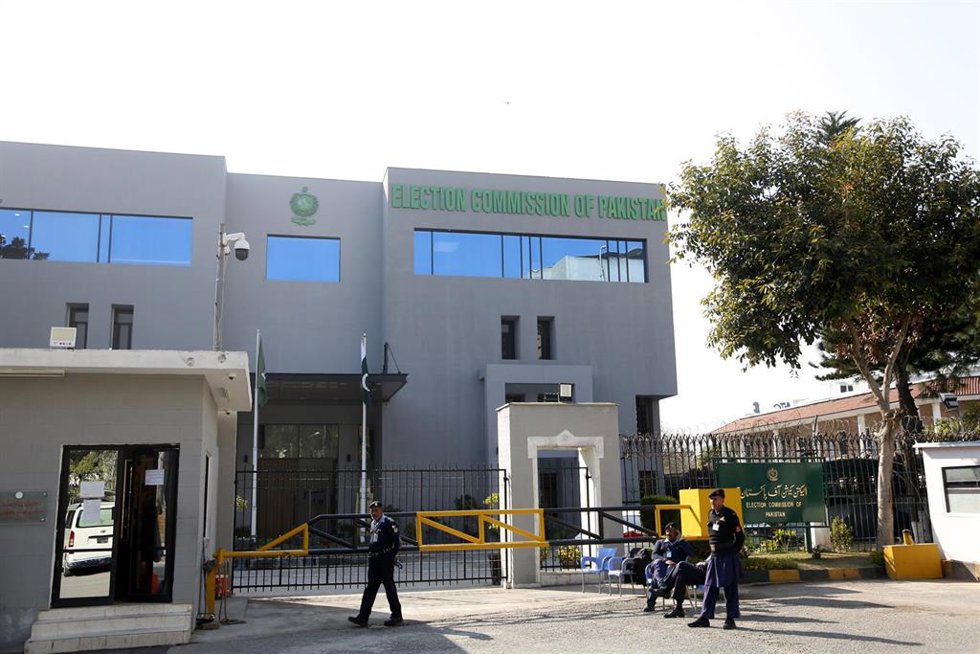 Sede de la Comisión Electoral de Pakistán