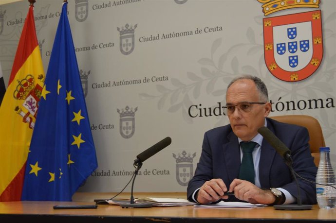 Archivo - El portavoz del Gobierno de Ceuta, Alberto Gaitán (PP)
