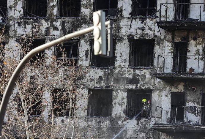Imagen de archivo de la finca incendiada en Campanar