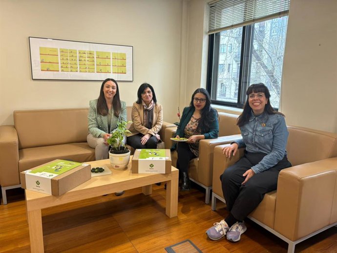 Responsables de la Diputación de Jaén y del Injuve.