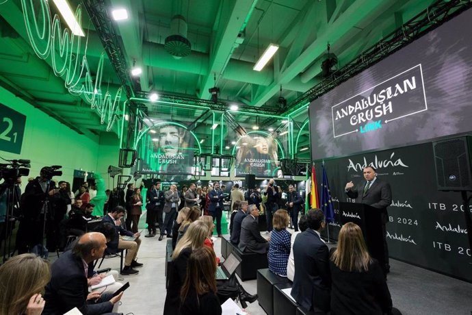 Espacio de Andalucía en la ITB de Berlín, en Alemania.