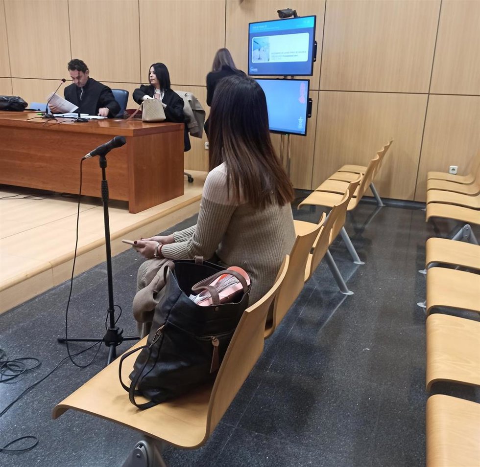 La alcaldesa de Caudete durante el juicio