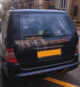 Policía Local de Palma interviene un vehículo con placas de matrícula presuntamente falsificadas