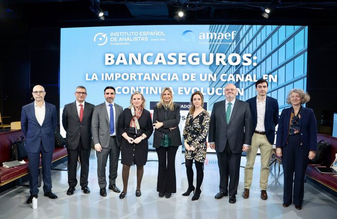 Presentación del estudio 'Bancaseguros. La importancia de un canal en continua evolución', a 5 de marzo de 2024 en Madrid.
