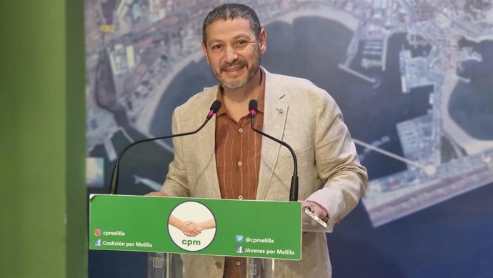 Archivo - El presidente del principal partido del Gobierno de Melilla y socio de ejecutivo del PSOE, Mustafa Aberchán