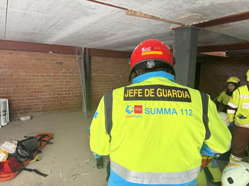 Herido muy grave un trabajador de 64 años al caer desde un edificio en obras en Villalba