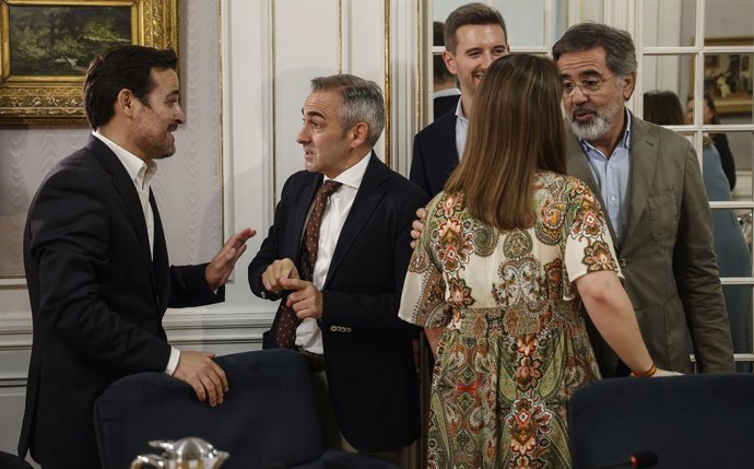 Archivo - Imatge d'arxiu d'una junta de síndics a Les Corts