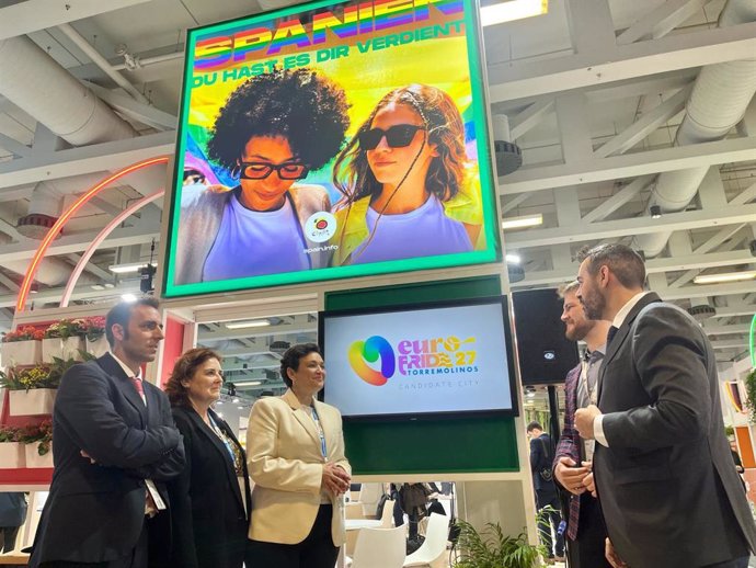 Torremolinos (Málaga) presenta su candidatura al Europride 2027 en la ITB de Berlín