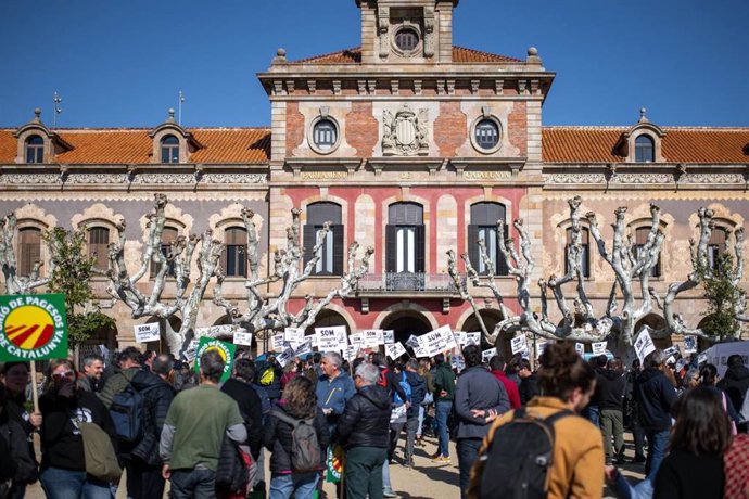 Un momento de la concentración