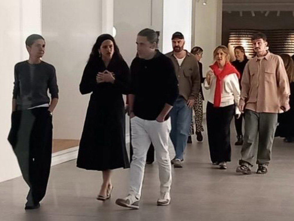 Rosalía visita al sede de Inditex en Arteixo (A Coruña)