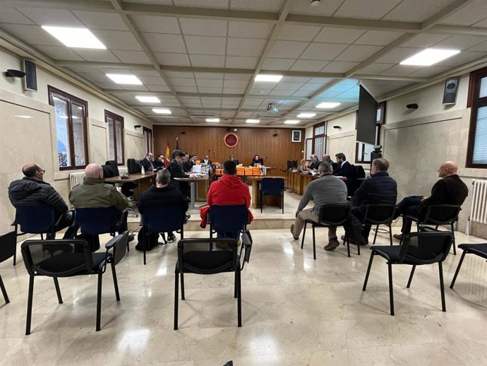 La Audiencia Provincial, al comienzo del juicio del caso Exámenes.