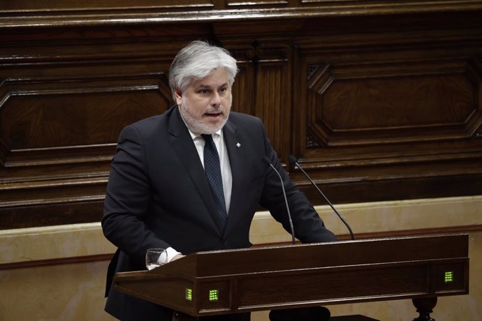 El president de Junts al Parlament, Albert Batet