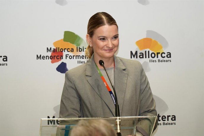 La presidenta del Govern, Marga Prohens, en la ITB de Berlín.