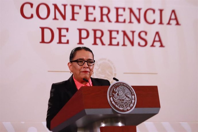 Archivo - Rosa Icela, ministra de Seguridad Ciudadana de México.