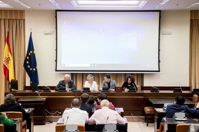 Reunió del grup de Sumar al Congrés