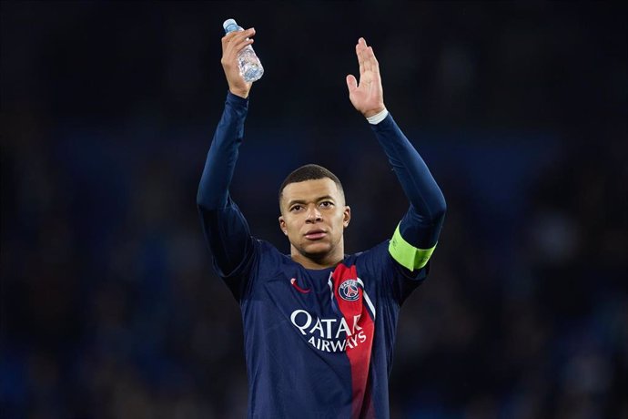 Kylian Mbappé en el Real Sociedad-Paris Saint-Germain