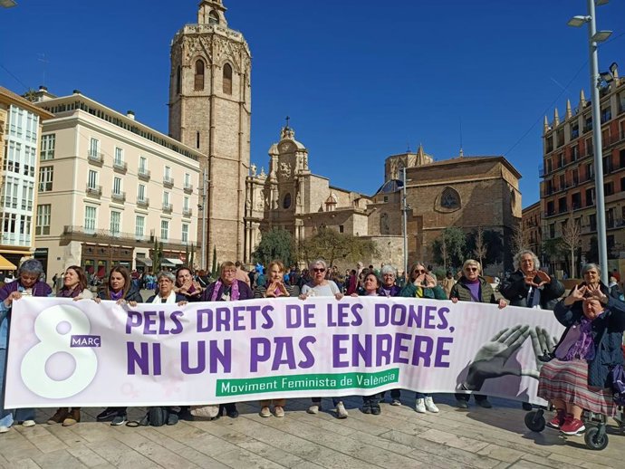 Moviment Feminista de Valncia presenta la manifestación del 8M 