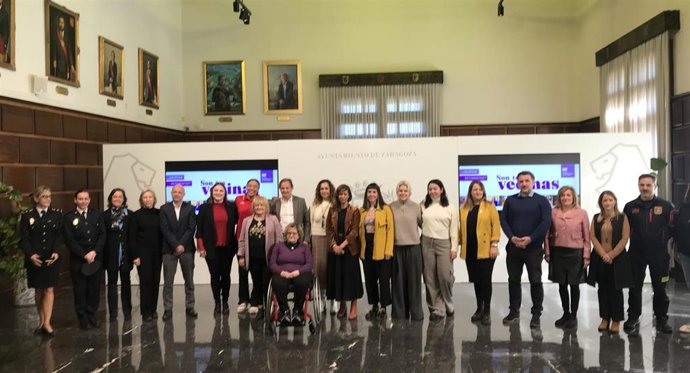 Presentación de la campaña del 8M del Ayuntamiento de Zaragoza