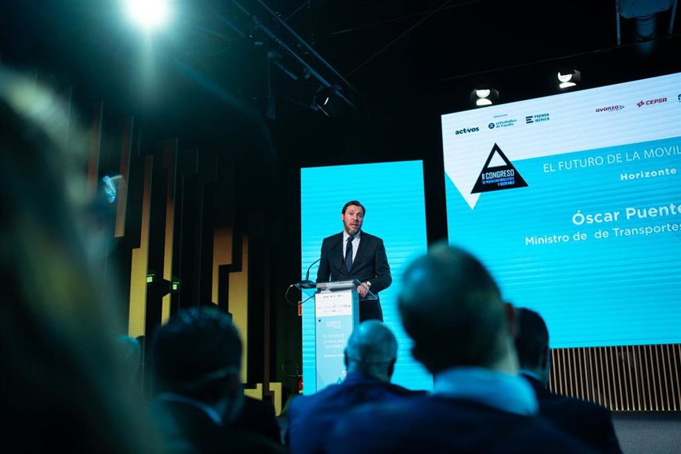 El ministro de Transportes y Movilidad Sostenible, Óscar Puente, clausura el II Congreso de Movilidad Inteligente y Sostenible organizado por Prensa Ibérica