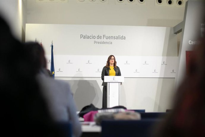 La portavoz del Ejecutivo regional, Esther Padilla,