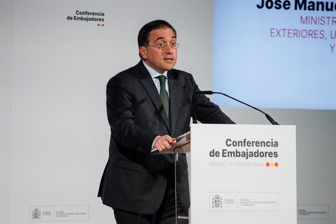 Archivo - El ministro de Asuntos Exteriores, Unión Europea y Cooperación, José Manuel Albares