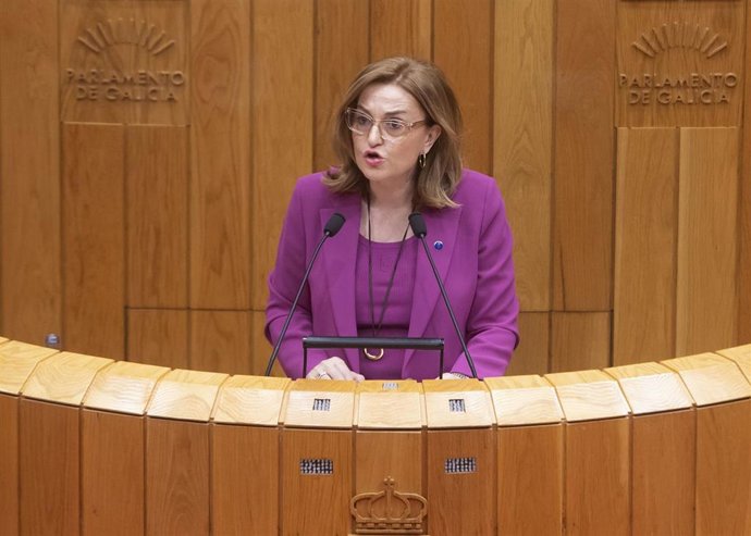 Archivo - A conselleira de Promoción do Emprego e Igualdade, Elena Rivo, comparecerá no Pleno da Cámara galega a petición propia para informar sobre igualdade e loita contra a violencia de xénero.
