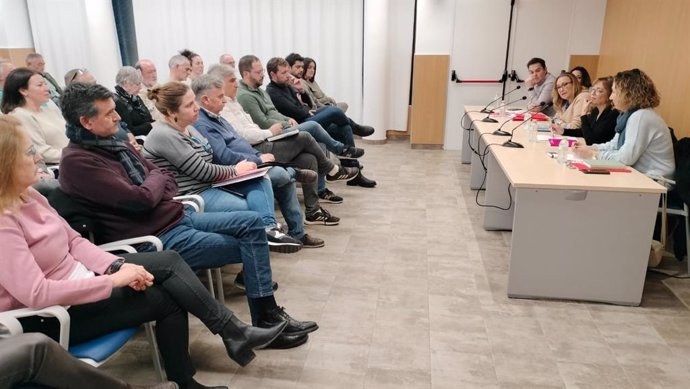 Reunión de cargos del PSOE en la provincia de Teruel.