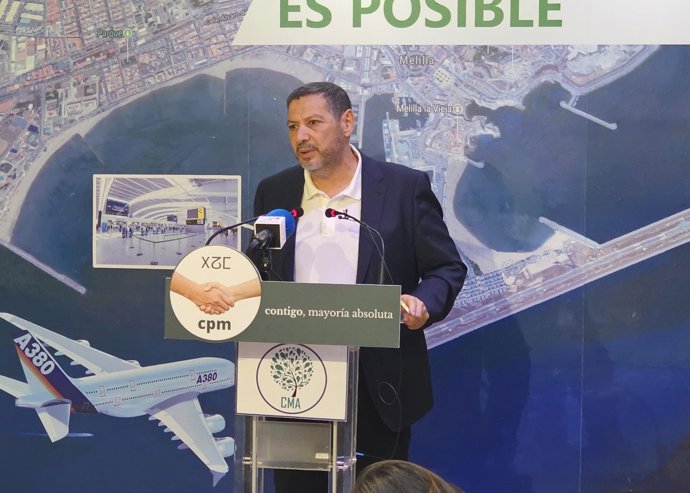 El presidente de Coalición por Melilla, Mustafa Aberchán,