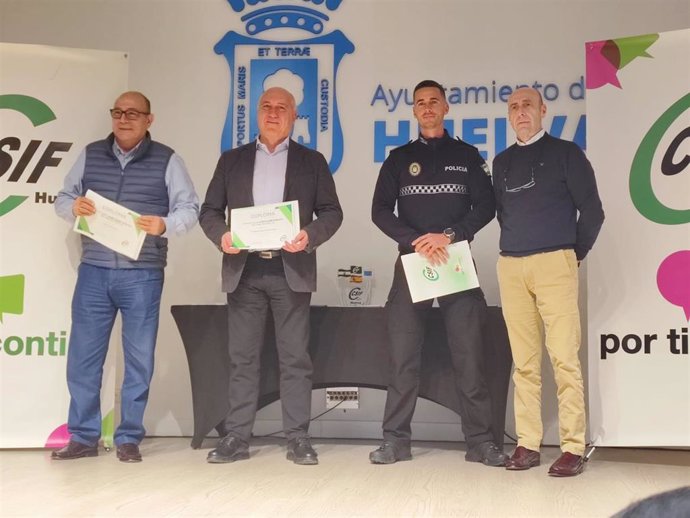 Nominados en el ámbito de Seguridad y Emergencias  del VII Certamen del Empleado público de Huelva.