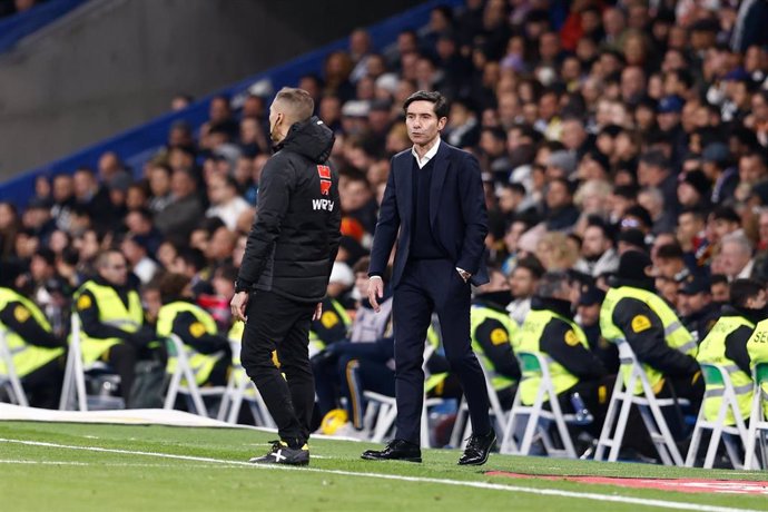 Archivo - Marcelino Garcia Toral, head coach of Villarreal, looks on during the Spanish League, LaLiga EA Sports, football match played between Real Madrid and Villarreal CF at Santiago Bernabeu Stadium on December 17, 2023, in Madrid, Spain.