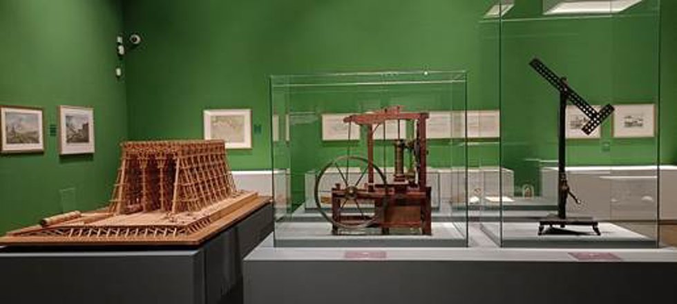 Una obra de la muestra homenaje a Agustín Betancourt en la Biblioteca Nacional