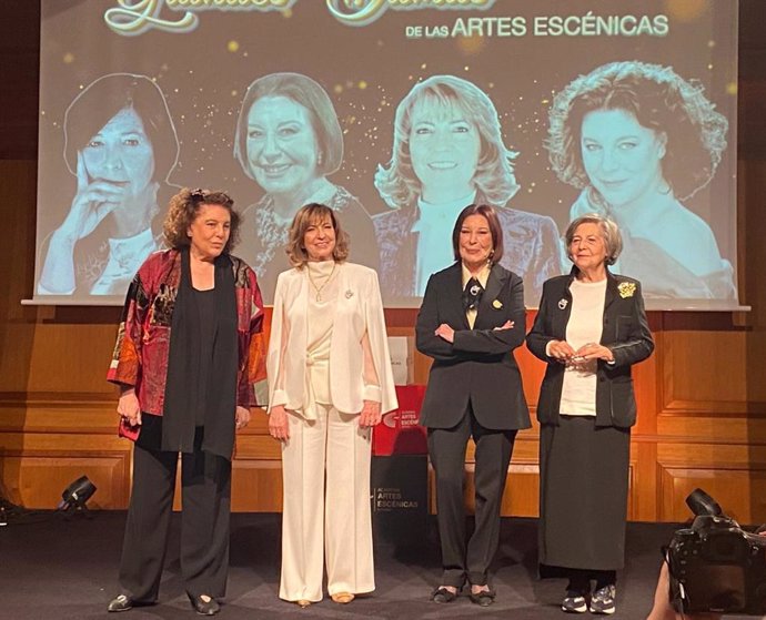 La Academia de las Artes Escénicas de España (AAEE) y el Instituto Cervantes rinde homenaje a Charo López, Carmen Resino, Blanca del Rey y Mercedes Padilla