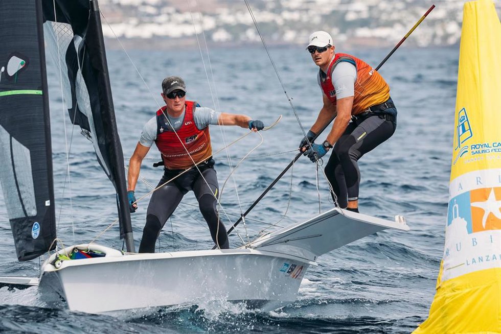 Los españoles Botín y Trittel se colocan cuartos en el Mundial de 49er