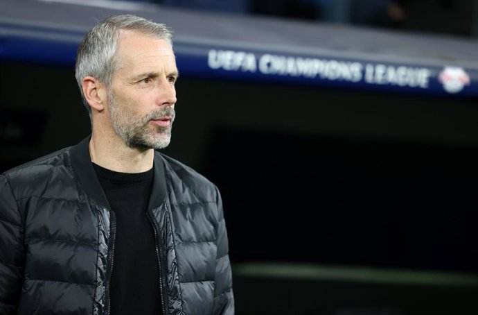 06 March 2024, Spain, Madrid: Leipzig coach Marco Rose pictured during the UEFA Champions League round of 16 second leg soccer match between Real Madrid and RB Leipzig at Santiago Bernabeu Stadium. Photo: Jan Woitas/dpa