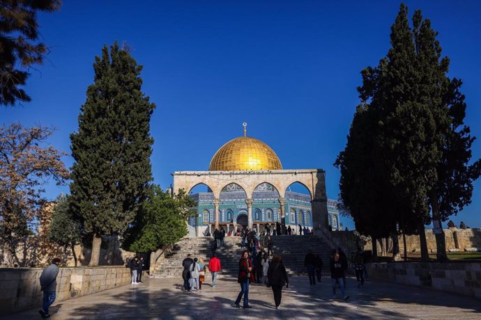 Archivo - La Cúpula de la Roca en la Explanada de las Mezquitas de Jerusalén