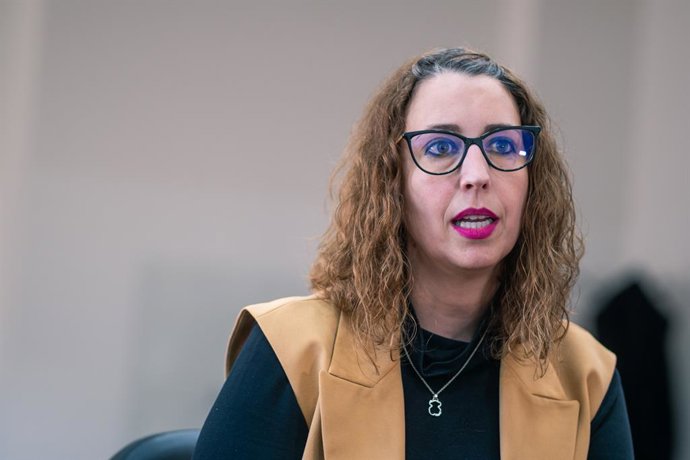 La consejera de Igualdad, Sara Simón, en una entrevista con Europa Press.