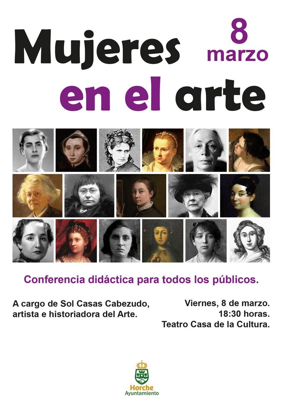 Cartel de la conferencia.