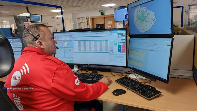 Gestor de la sala del 112 en Canarias