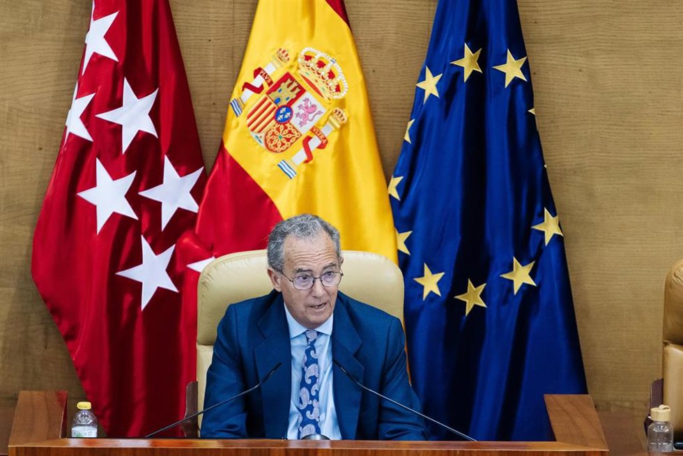 El presidente de la Asamblea de Madrid, Enrique Ossorio. Archivo.