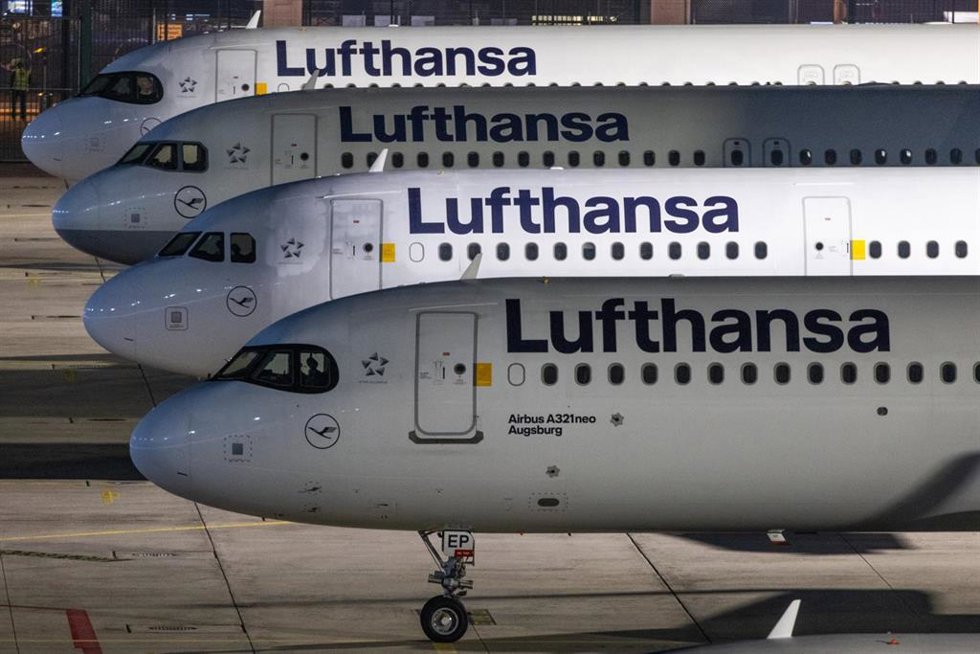 Aviones de Lufthansa.