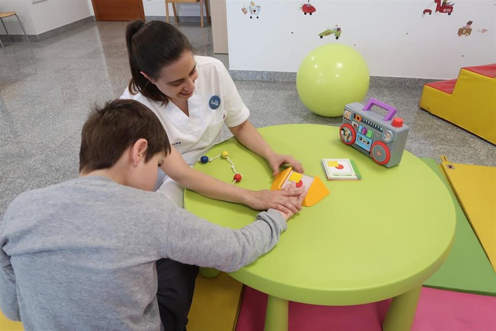 Paciente pediátrico de neurorrehabilitación de Irenea Vithas.